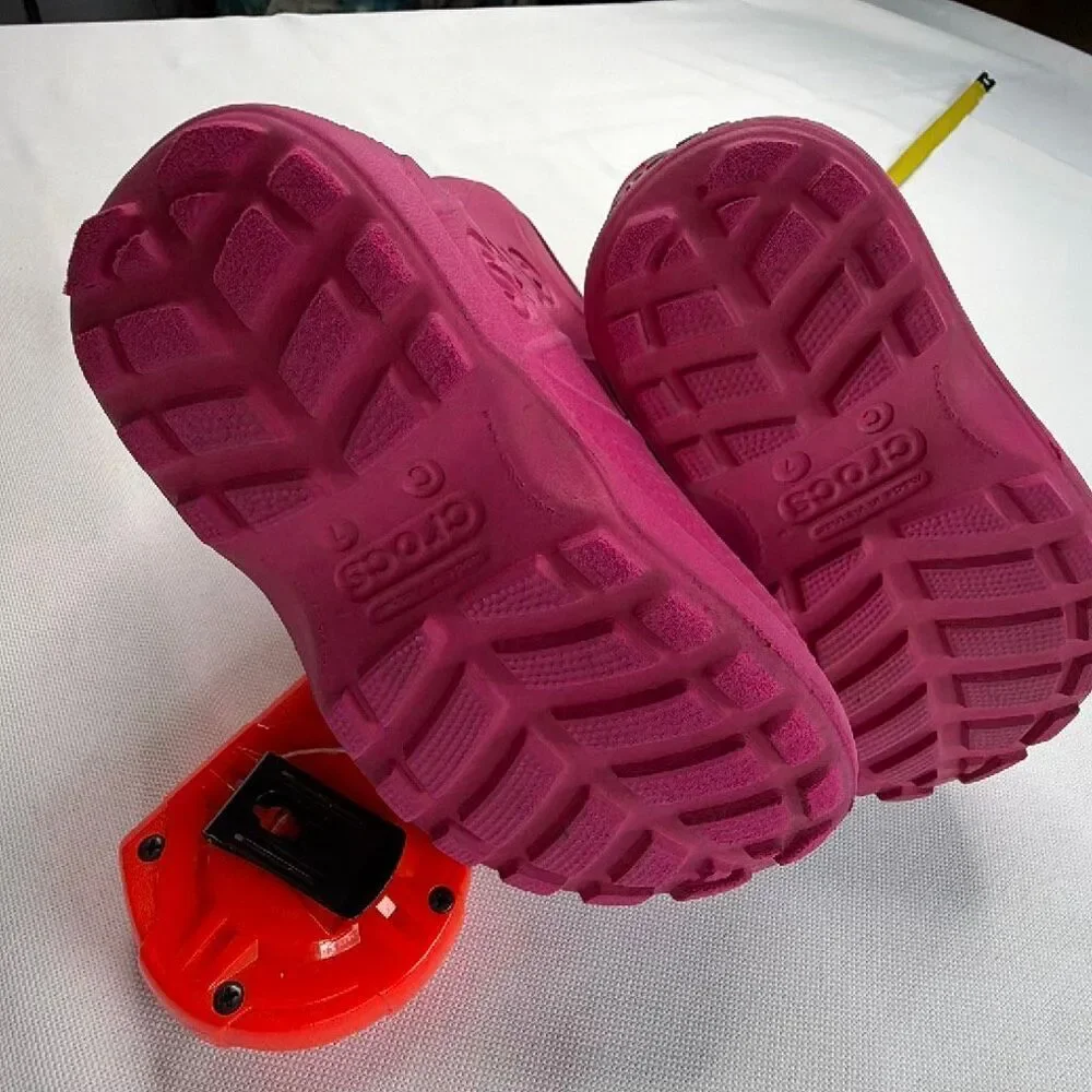 CROCS Handle It Rain Boots Child Kid 7 Pink with Moana